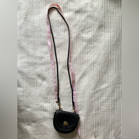 Coach Vintage USA Mini Convertible Belt Bag, Black Leather - Picture 3 of 13